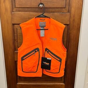 Sitka Gear Ballistic Vest Blaze Orange Men's Medium NWT's